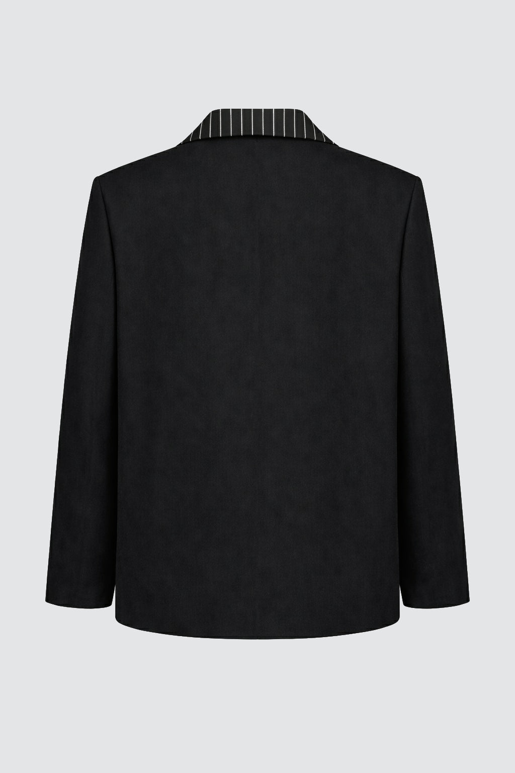 Mimari Yaka Detaylı Blazer Denim Ceket