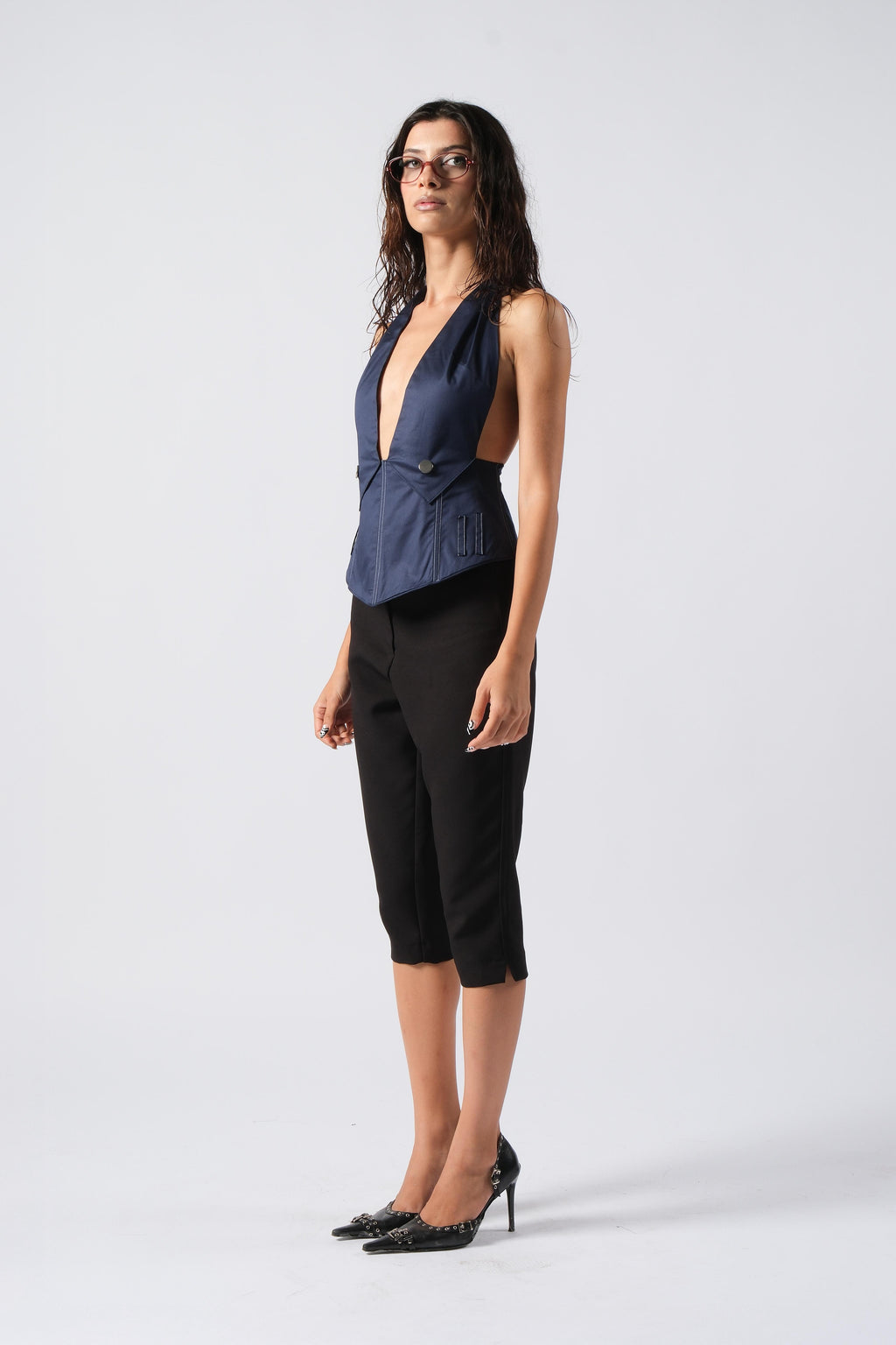 Boyundan Bağlamalı Kravat Korse