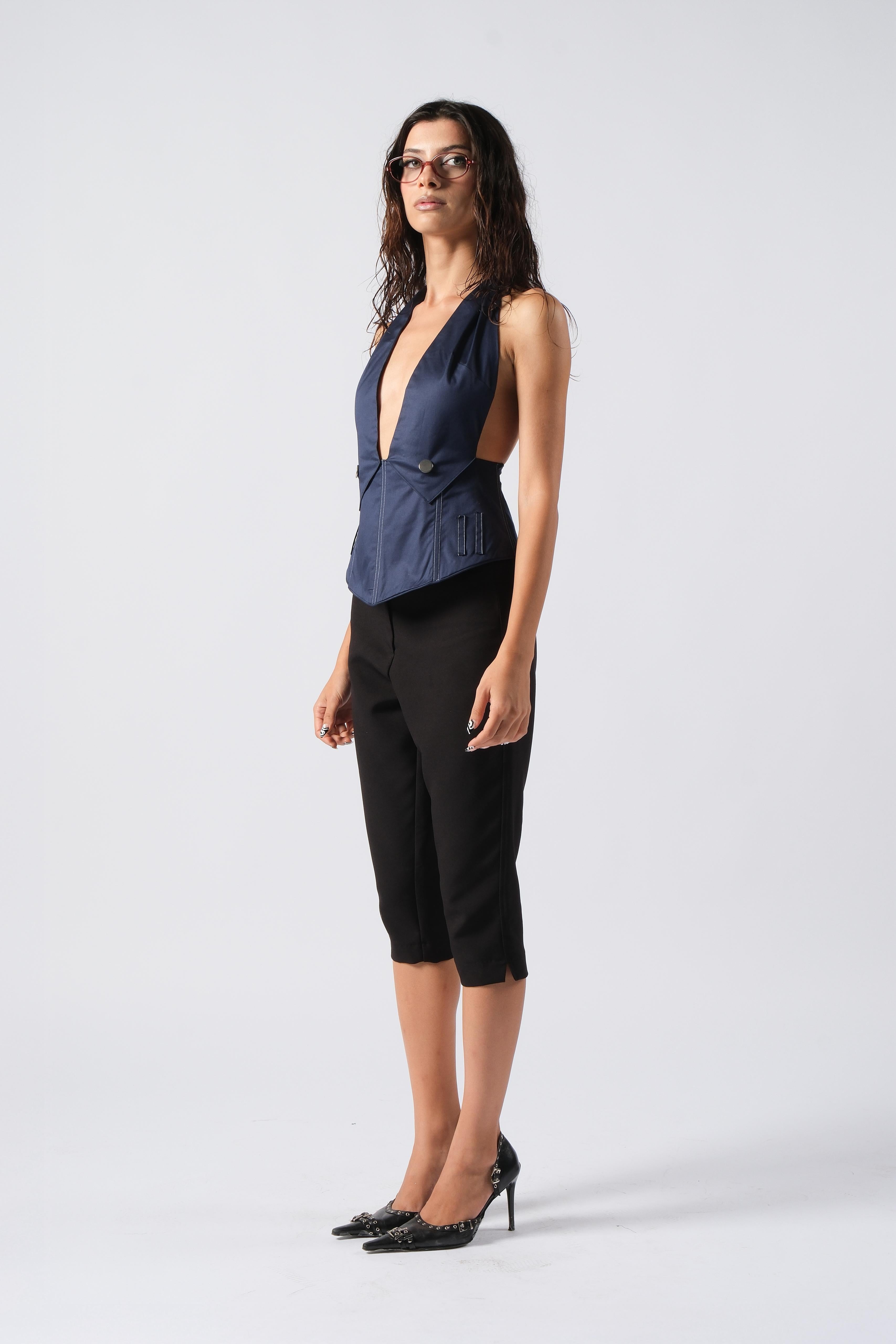 Boyundan Bağlamalı Kravat Korse