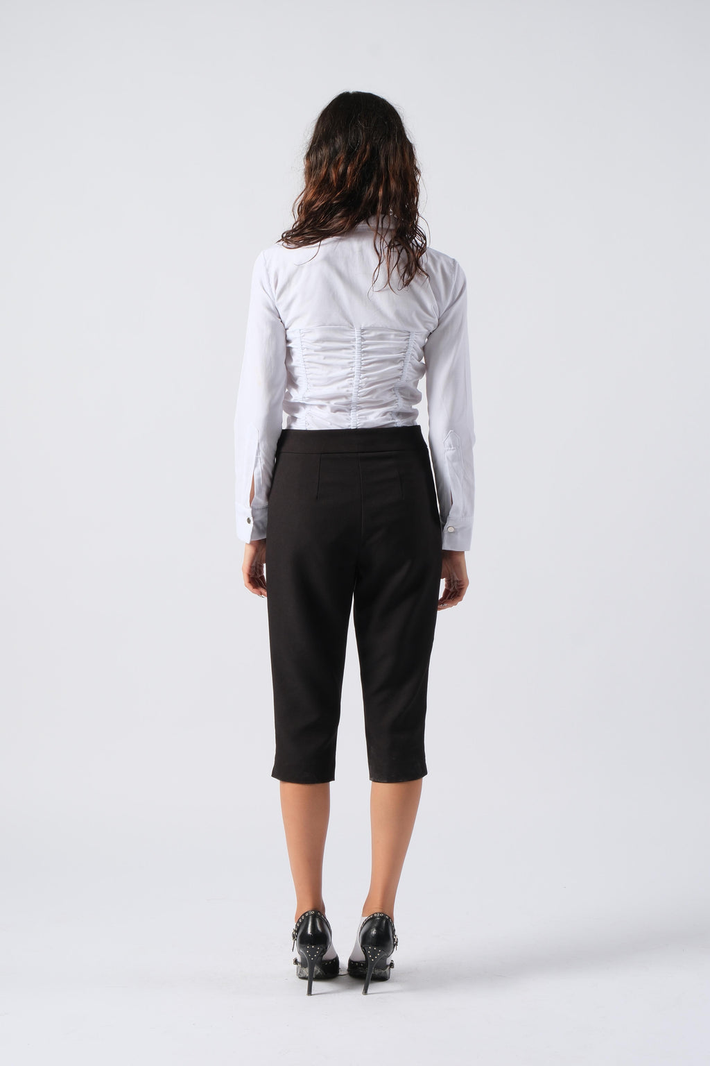 Büzgülü Bodysuit Gömlek